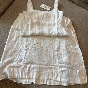 Splendid Collection WHITE LINED SUNDRESS NWT's size small